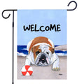 Bulldog Garden Flag