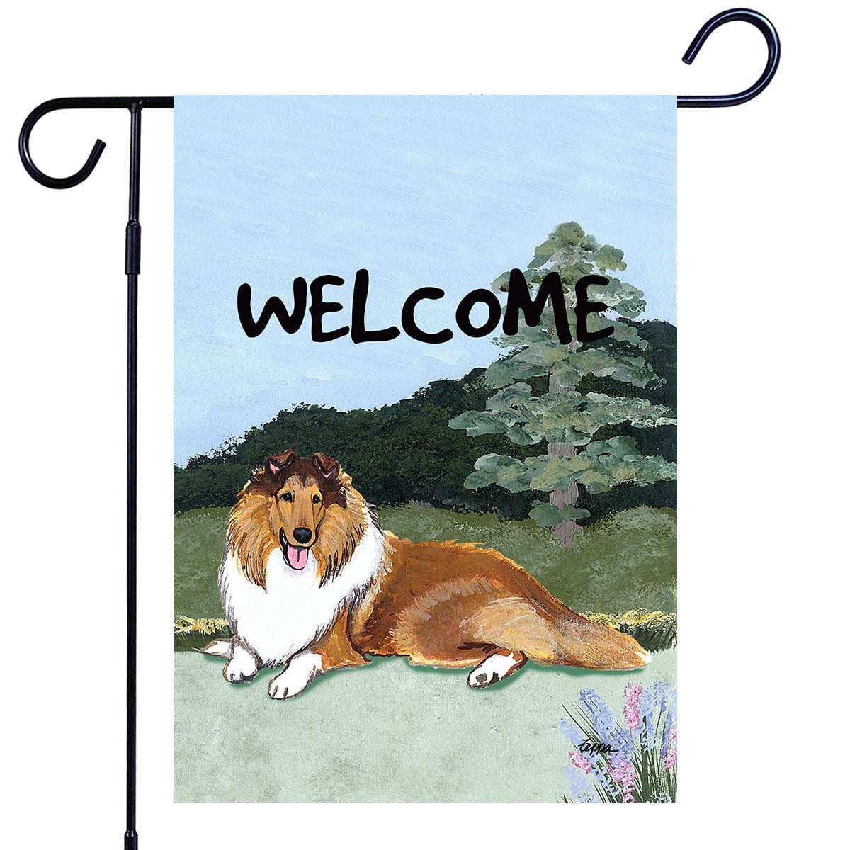 Collie Garden Flag | AKC Shop