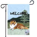 Collie Garden Flag
