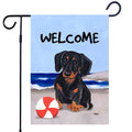 Dachshund Garden Flag