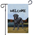Flat-Coated Retriever Garden Flag