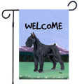 Giant Schnauzer Garden Flag
