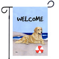 Golden Retriever Garden Flag