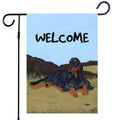 Gordon Setter Garden Flag