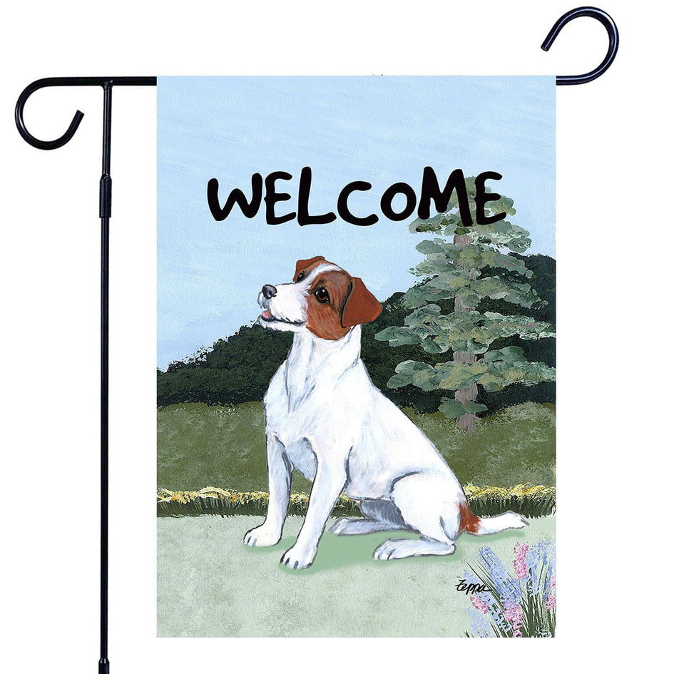 Russell Terrier Garden Flag