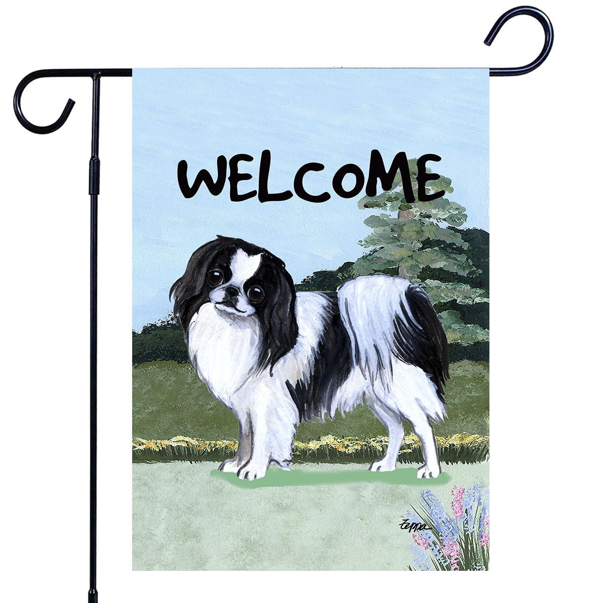 Japanese Chin Garden Flag | AKC Shop