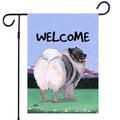 Keeshond Garden Flag