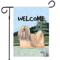 Lhasa Apso Garden Flag