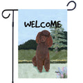 Poodle Garden Flag