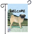 Pug Garden Flag