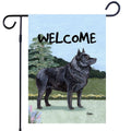 Schipperke Garden Flag