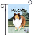 Shetland Sheepdog Garden Flag