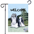 Shih Tzu Garden Flag