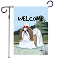 Shih Tzu Garden Flag