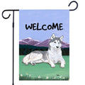 Siberian Husky Garden Flag