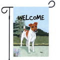 Smooth Fox Terrier Garden Flag