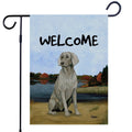 Weimaraner Garden Flag