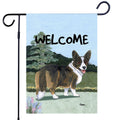 Welsh Cardigan Corgi Garden Flag