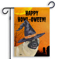Akita HAPPY HOWL-OWEEN Garden Flag