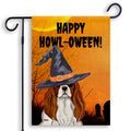 Cavalier King Charles Spaniel HAPPY HOWL-OWEEN Garden Flag