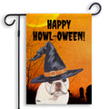 French Bulldog HAPPY HOWL-OWEEN Garden Flag