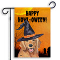 Golden Retriever HAPPY HOWL-OWEEN Garden Flag