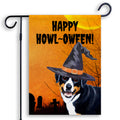 Greater Swiss Mountain Dog HAPPY HOWL-OWEEN Garden Flag