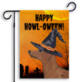 Miniature Pinscher HAPPY HOWL-OWEEN Garden Flag
