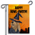 Otterhound HAPPY HOWL-OWEEN Garden Flag