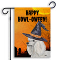 Poodle HAPPY HOWL-OWEEN Garden Flag