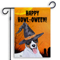 Rat Terrier HAPPY HOWL-OWEEN Garden Flag