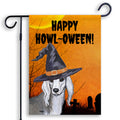 Saluki HAPPY HOWL-OWEEN Garden Flag