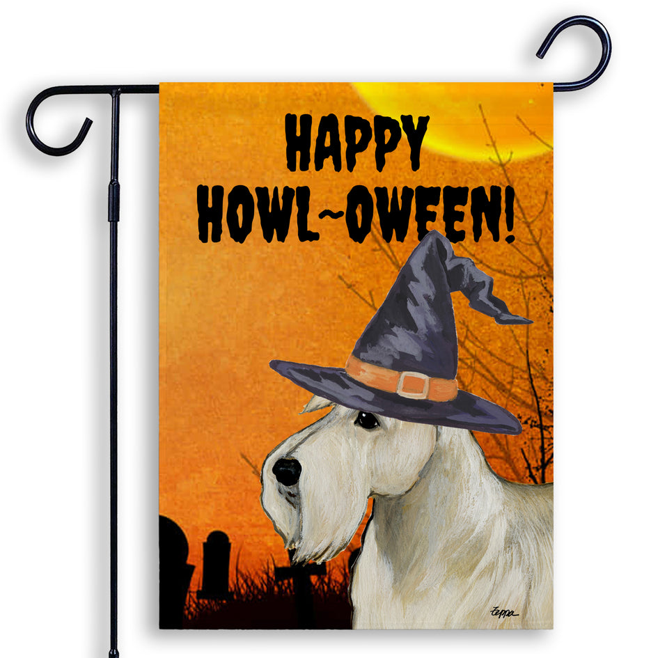 Scottish Terrier HAPPY HOWL-OWEEN Garden Flag