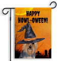 Silky Terrier HAPPY HOWL-OWEEN Garden Flag