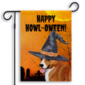 Pembroke Welsh Corgi HAPPY HOWL-OWEEN Garden Flag