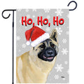 Akita Ho Ho Ho Holidays Garden Flag