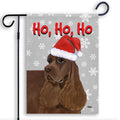 Cocker Spaniel Ho Ho Ho Holidays Garden Flag