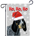 Bluetick Coonhound Ho Ho Ho Holidays Garden Flag