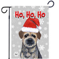 Border Terrier Ho Ho Ho Holidays Garden Flag