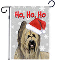 Briard Ho Ho Ho Holidays Garden Flag