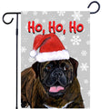 Bullmastiff Ho Ho Ho Holidays Garden Flag