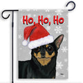 Chihuahua Ho Ho Ho Holidays Garden Flag