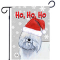 Coton de Tulear Ho Ho Ho Holidays Garden Flag