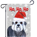 Dandie Dinmont Terrier Ho Ho Ho Holidays Garden Flag