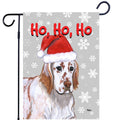 English Setter Ho Ho Ho Holidays Garden Flag