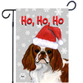 English Toy Spaniel Ho Ho Ho Holidays Garden Flag