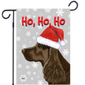 Field Spaniel Ho Ho Ho Holidays Garden Flag