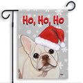 French Bulldog Ho Ho Ho Holidays Garden Flag