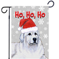 Great Pyrenees Ho Ho Ho Holidays Garden Flag