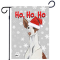 Ibizan Hound Ho Ho Ho Holidays Garden Flag